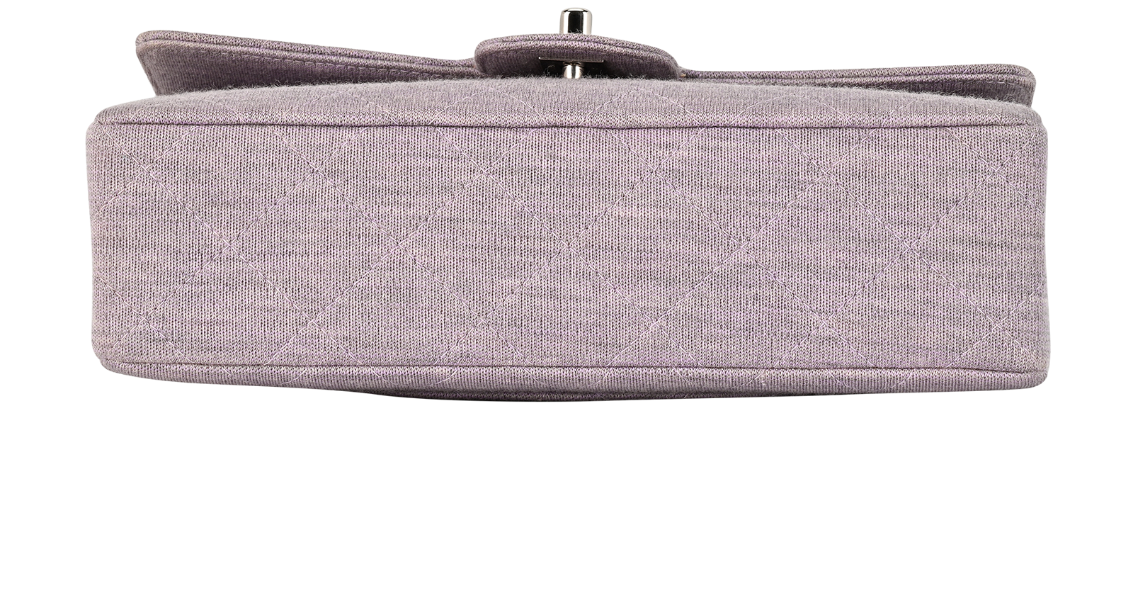 Medium Classic Flap, &pound;3,100, Handbags, Purple, Fabric, Top view